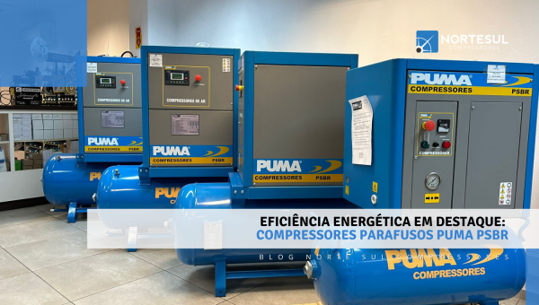 Eficiência energética em destaque: compressores parafusos Puma PSBR
