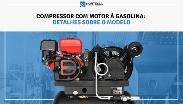 Compressor com motor à gasolina: detalhes sobre o modelo